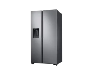 SpaceMax™ Technology: More storage space without increasing the external dimensions Samsung Side by Side Refrigerator | RS74R5101SL | 676Land Water Dispenser Sleek & Seamless Design
