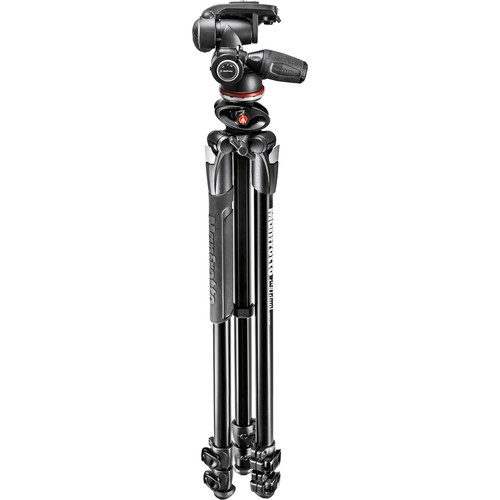 Manfrotto 290 Dual Aluminum Tripod with 3-Way Pan/Tilt Head