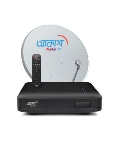 Key Features Model: AKASH Basic 130+ Live TV Channels & 60+ Full HD Channels 5x Sharper Picture Quality Digital Quality Sound Free Installation Anywhere in BD