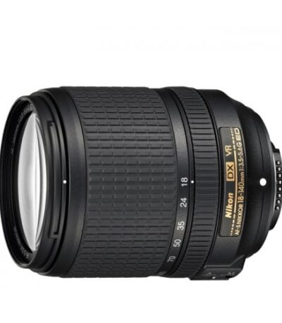 A compact all-in-one lens that's ready for anything. If you're looking for an outstanding grab-and-go lensâ€”the kind you'll keep on your camera for nearly every situationâ€”check out the new AF-S DX NIKKOR 18-140mm f/3.5-5.6G ED VR. Optimized to draw full potential from Nikonâ€™s high-resolution DX-format image sensors, it delivers beautiful ultra-sharp photos and videos with softly blurred backgrounds. Its versatile 7.8x zoom range (18mm to 140mm) lets you shoot everything from wide-angle family portraits to telephoto close-ups on the sports field. 4 stops of VR image stabliization means sharper handheld photos and video, especially when shooting in low light or at maximum focal length. You can even get as close as 1.48-feet from your subject for macro-style close-ups! Clarity within reach 7.8x wide-angle to telephoto zoom Developed with high pixel count D-SLRs in mind, the AF-S DX NIKKOR 18-140mm f/3.5-5.6G ED VR delivers vibrant, detail-rich photos and videos across its entire zoom range. Zoom out for an 18mm wide-angle view thatâ€™s great for group shots, landscapes or any time you need to fit more into the frame. Zoom in for 140mm of telephoto reachâ€”enough zoom to capture close-ups of your favorite player from the sidelines. In between, you have standard views similar to what you see with your eyes and medium telephoto views ideal for portraits. Whatever shot comes your way, youâ€™ll be ready to catch it. Sharper handheld shooting, The VR image stabilization advantage The AF-S DX NIKKOR 18-140mm f/3.5-5.6G ED VR versatility is strengthened by 4 stops of VR image stabilization. Capture sharp, shake-free handheld photos and videos in low-light situations, when you want to use slower shutter speeds, and at telephoto distances, when even the smallest amount of camera shake can ruin a shot. Exquisite performance, Advanced Nikon technology and superb NIKKOR optics AF-S DX NIKKOR 18-140mm f/3.5-5.6G ED VR is an advanced lens designed to get the most from high-resolution Nikon D-SLRs. In addition to VR image stabilization, it uses ED (Extra-low Dispersion) glass, which virtually eliminates reflections and lens flare for better contrast and Aspherical (AS) lens elements for minimizing aberration and improving image integrity and color. Nikonâ€™s remarkable Silent Wave Motor (SWM) provides ultra-fast, ultra-quiet autofocusing, a major advantage when recording video. And, of course, the AF-S DX NIKKOR 18-140mm f/3.5-5.6G ED VR has NIKKORâ€™s renowned quality of construction and outstanding optics.