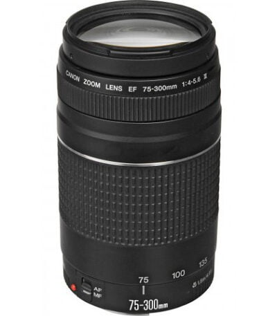 The Canon EF 75-300mm f/4-5.6 III is a popular telephoto zoom lens designed for Canon EOS DSLR cameras. It offers a versatile zoom range, making it suitable for a variety of photography subjects such as portraits, wildlife, and sports. The aperture range of f/4-5.6 allows for decent low-light performance and background blur (bokeh) effects, though it's not the fastest lens available. While it's an affordable option, it's worth noting that the optical quality may not be as high as more expensive lenses in Canon's lineup. Some users have reported issues with image sharpness and distortion, especially at the longer end of the zoom range. However, with proper technique and shooting conditions, you can still capture great photos with this lens. Overall, the Canon EF 75-300mm f/4-5.6 III is a good entry-level telephoto zoom lens for photographers looking to explore the world of telephoto photography without breaking the bank. It's particularly suitable for hobbyists and enthusiasts who want to expand their lens collection without making a significant financial investment.