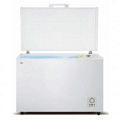 Sharp 190 Liters Free Standing Chest Freezer with Built in condenser, White, SCF-K190X-WH3 1 Year Brand