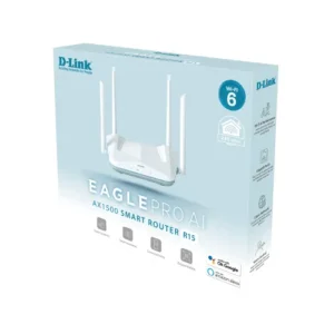 D-Link R15 AX1500 Wi-Fi 6 Eagle PRO AI Dual-Band Smart Router D-Link R15 AX1500 Wi-Fi 6 Eagle PRO AI Dual-Band Smart Router D-Link R15 AX1500 Wi-Fi 6 Eagle PRO AI Dual-Band Smart Router