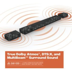 JBL Bar 1000 880W 7.1.4-Channel Dolby Atmos Soundbar System