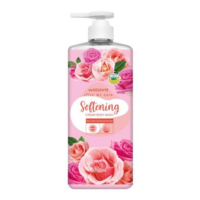 Watsons Softening Cream Body Wash Pump 700 ML Thailand -