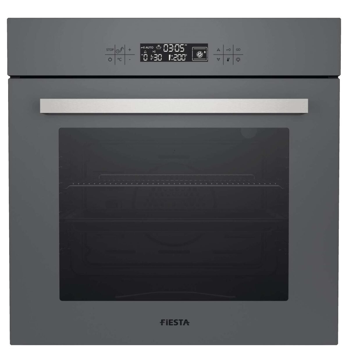 GRANA-241 Electric Oven With Grill 65L. Glass Gray