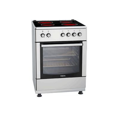 FV 66E4-S Standing Electric cooker 4 Bumers Stainless Steel