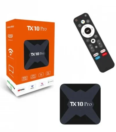 TX10 Pro 8K Android 8GB RAM 128GB ROM TV Box with Voice Control Remote