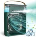 Household air humidifier, portable fan, air conditioner, USB electric fan, LED night light, water mist fun three in one usb fan