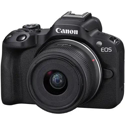 Canon EOS R50 Mirrorless Camera With 18-45mm Lens Canon EOS R50 Mirrorless Camera With 18-45mm Lens