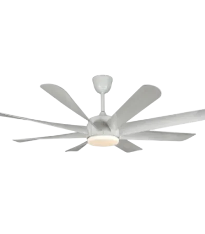 Qulik Helix UL 60" Decorative Silent Ceiling Fan With Light and Remote