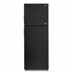 Haier HRF-386TBG 366L No-Frost Twin Inverter Refrigerator Black Silver Finish