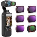 DJI Magnetic ND Filters Set for Osmo Pocket 4 with ND16 ND64 ND256 Filters and Magnetic Case