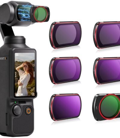 DJI Magnetic ND Filters Set for Osmo Pocket 4 with ND16 ND64 ND256 Filters and Magnetic Case