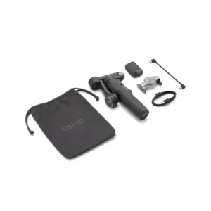 DJI Osmo Mobile 8P Creator Combo smartphone gimbal with 3-axis stabilization, built-in tripod, extension rod, fill light, and wireless mic for professional video recording
