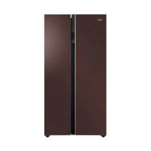 Haier HRF-622ICG 600 Liters Side-by-Side No Frost Refrigerator Chocolate Glass