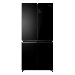 Haier HRF-578TPB 522 Liters French T-Door No Frost Refrigerator in Piano Black