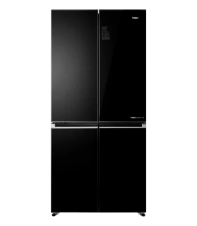 Haier HRF-578TPB 522 Liters French T-Door No Frost Refrigerator in Piano Black