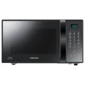 Samsung Convection Microwave Oven CE76JD-M/D2 21L black color with grill and convection cooking features displayed on kitchen countertop.