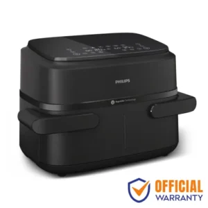 Philips NA150/09 7.1 Liter Dual Basket Air Fryer Black Color