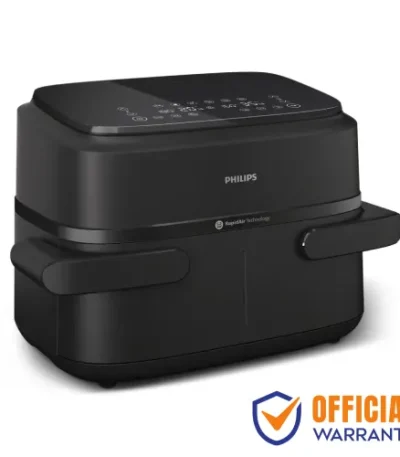 Philips NA150/09 7.1 Liter Dual Basket Air Fryer Black Color