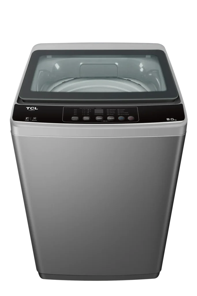 TCL F710TLG 10KG Top Load Washing Machine with Full Glass Lid