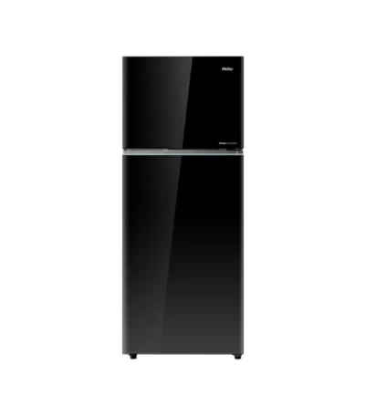 Haier HRF-488IFFB 488 Liter No Frost Twin Inverter Refrigerator Glass Black