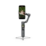 DJI Osmo Mobile 8P Creator Combo smartphone gimbal with 3-axis stabilization, built-in tripod, extension rod, fill light, and wireless mic for professional video recording