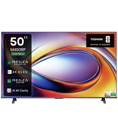 TOSHIBA 50M450RP 50-Inch VIDAA 4K UHD QLED Smart TV with Dolby Vision, Dolby Atmos and REGZA Engine ZR
