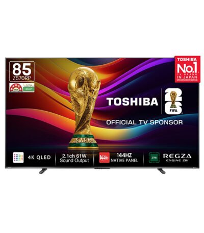 Toshiba 85Z570RP 85 Inch 4K Ultra HD Smart QLED TV Front View