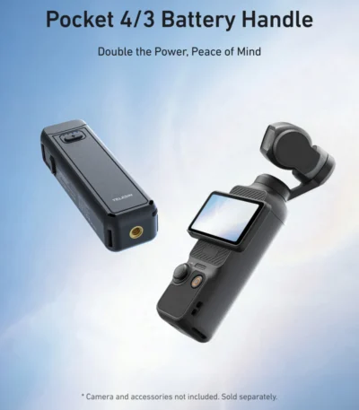 Battery Handle for DJI Osmo Pocket 4/3