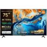 Xiaomi TV S Mini LED 75 2026 75 Inch 4K UHD QD-Mini LED Smart Android Google TV Global Version with 144Hz Dolby Vision Dolby Atmos