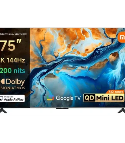 Xiaomi TV S Mini LED 75 2026 75 Inch 4K UHD QD-Mini LED Smart Android Google TV Global Version with 144Hz Dolby Vision Dolby Atmos