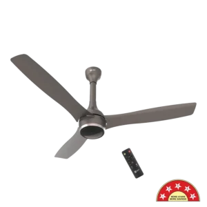 Orient Aeon BLDC PRO 1200mm smart ceiling fan with remote control, voice command, anti-dust coating, and energy-saving BLDC technology.