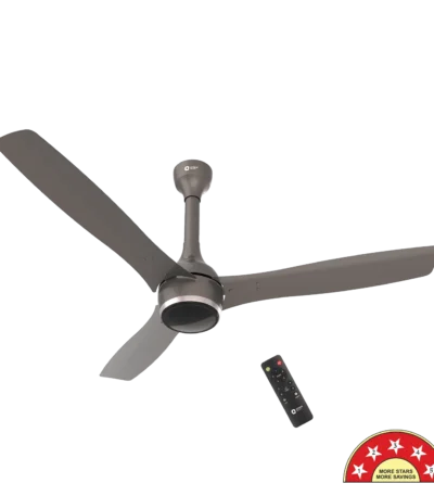 Orient Aeon BLDC PRO 1200mm smart ceiling fan with remote control, voice command, anti-dust coating, and energy-saving BLDC technology.