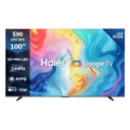 Haier H100S90FUX 100 Inch 4K UHD QD-Mini LED Smart Google TV with Google TV, Dolby Vision, Dolby Atmos, HDMI 2.1 and Quantum Dot Display