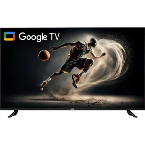 JVCO J65GQ26W 65 Inch 4K UHD QLED Google Smart TV Front View