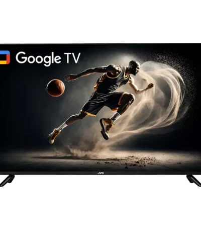 JVCO J65GQ26W 65 Inch 4K UHD QLED Google Smart TV Front View