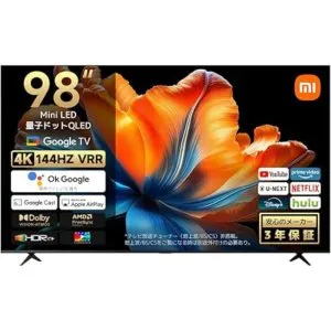Xiaomi TV S Mini LED 98 2026 98 Inch 4K UHD QD-Mini LED Smart Android Google TV Global Version