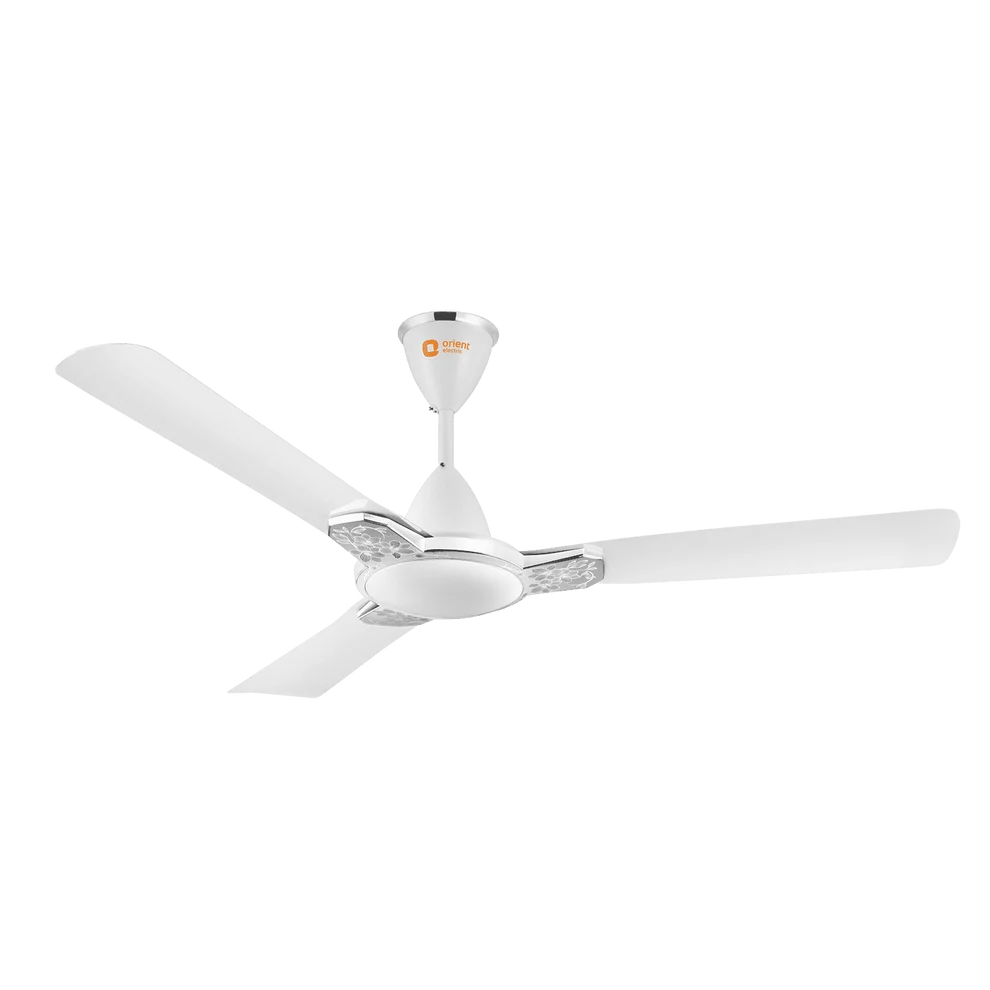 Mozart Nature Designer Ceiling Fan Floral White Premium Decorative Ceiling Fan with Elegant Floral Design and High Airflow for Home in Bangladesh