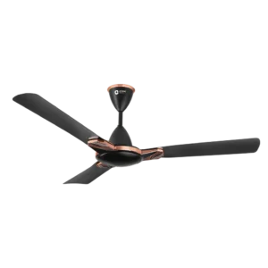 Mozart Minimalist Designer Ceiling Fan Flow Black Premium Modern Energy Efficient Silent Ceiling Fan for Home and Office