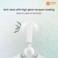 Mozart Nature Designer Ceiling Fan Floral White - Image 3