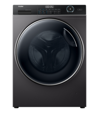 Haier 12 KG Inverter Front Load Washing Machine HW120-BP12357S8 Silver Front View