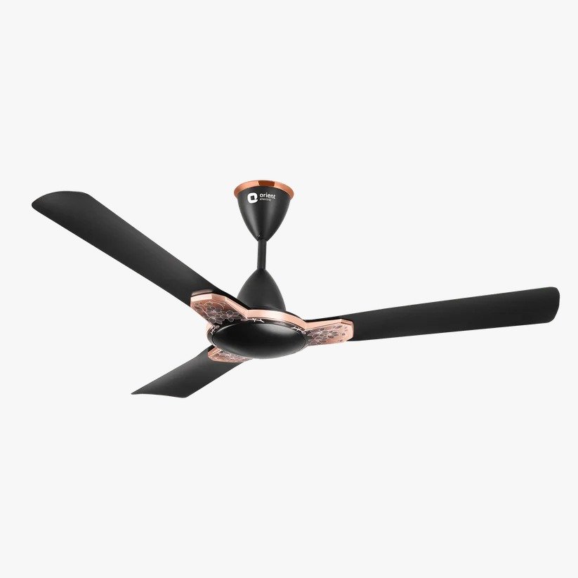 Orient Mozart 48 Inch Ceiling Fan (Nature Floral Black) Premium Decorative High-Speed Ceiling Fan for Home & Office