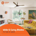 Orient Arita Orient 48" Ceiling Fan With Remote | Golden Beige - Image 3