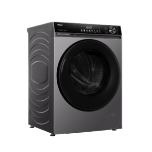 Haier 10 KG Front Load Washing Machine HW100-BP12357S8 with Inverter Motor, Steam Wash Technology, AI Smart Wash Programs and LED Display