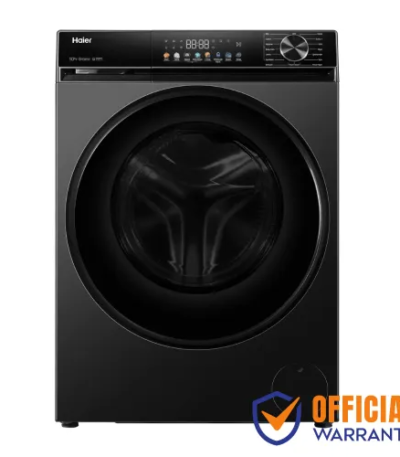 Haier 10 KG Front Load Washing Machine HW100-BP12357S8 with Inverter Motor, Steam Wash Technology, AI Smart Wash Programs and LED Display