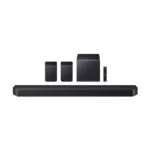 Samsung HW-Q990F Q-Series 11.1.4 Channel Soundbar with Wireless Subwoofer and Rear Speakers in Black