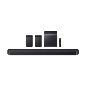 Samsung HW-Q990F Q-Series 11.1.4 Channel Soundbar with Wireless Subwoofer and Rear Speakers in Black
