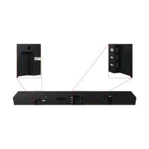 Samsung HW-Q990F Q-Series 11.1.4 Channel Soundbar with Wireless Subwoofer and Rear Speakers in Black